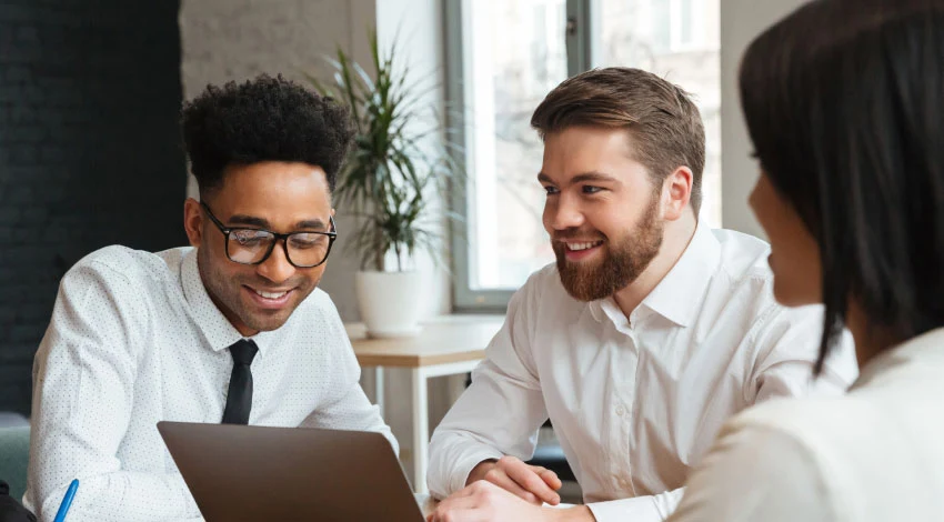 A business consultation